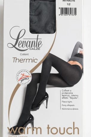 Жіночі термоколготки 100 Den Levante Thermic, Сірі