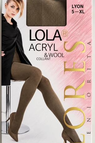 Теплые женские колготки с шерстью LORES Lola, Lyon