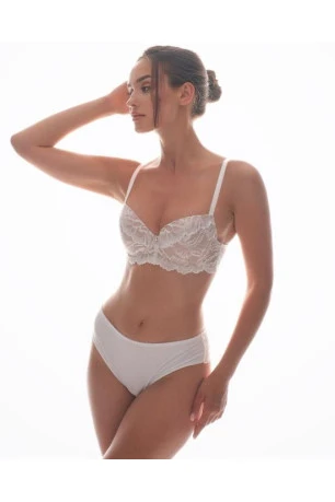 Комплект белья с кружевом Marta Lingerie 215 Bianca