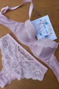 Комплект белья с кружевом Marta Lingerie 215 Saten