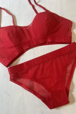 Бюстгальтер з трусиками Marta Lingerie 274 Червоний