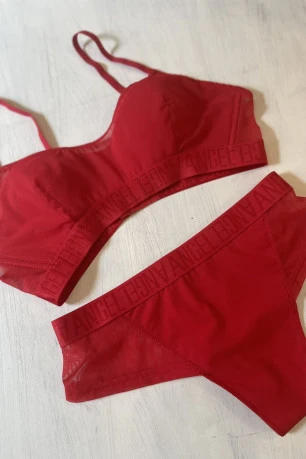 Бюстгальтер з трусиками Marta Lingerie 274 Червоний