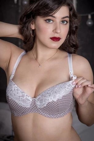 Бюстгальтер для кормления на тонком поролоне Marta Lingerie 215 КАМИЛЛА, 75D размер