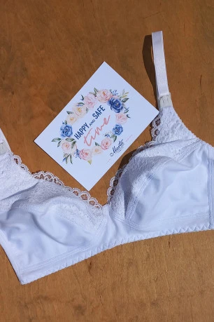 Бюстгальтер для годування на великі розміри Marta Lingerie 225 Білий
