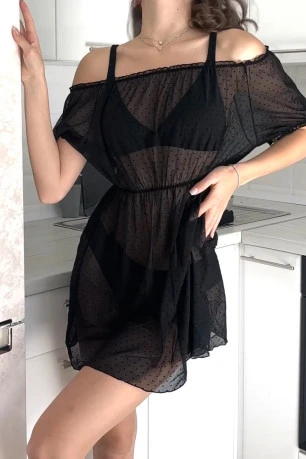 Кружевная сорочка Zhu Zha 326 Drops, One size