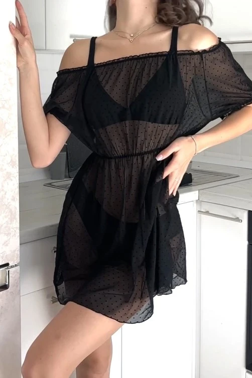 Кружевная сорочка Zhu Zha 326 Drops, One size