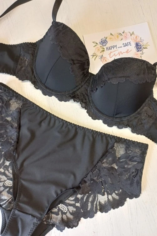 Трусики высокие слипы с кружевом Marta Lingerie 86 Classic