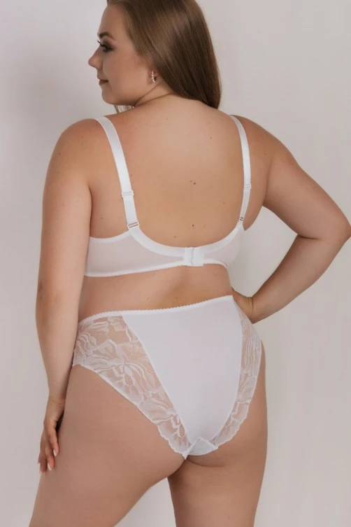 Трусики высокие слипы с кружевом Marta Lingerie 86 Classic