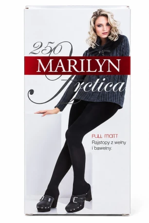 Теплые махровые колготки с шерстью Marilyn Arctica 250 den