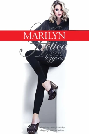 Шерстяные леггинсы с махровым утеплением Marilyn Arctica 250 den