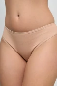 Хлопковые трусики в рубчик с кружевом Nicoletta 163