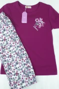 Хлопковая пижама с бриджами 32028 Flower