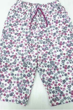 Хлопковая пижама с бриджами 32028 Flower