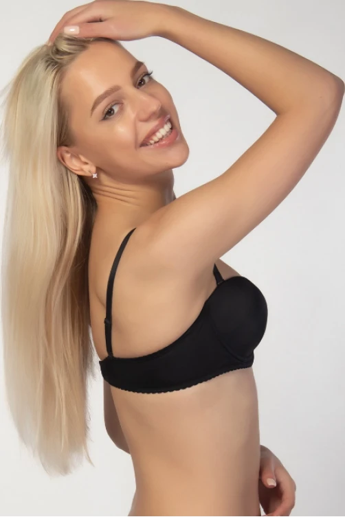 Бюстгальтер push-up балконет с формованной чашкой и съемными бретелями Elita 1109