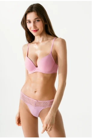 Бюстгальтер с двойным push-up Luna 1503 Viola, Розовый