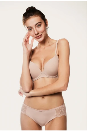 Бюстгальтер с двойным push-up Luna 1503 Viola, Бежевый