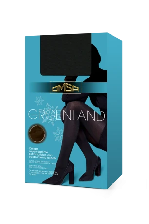Термоколготки женкие с флисом Omsa Groenland 250 den 