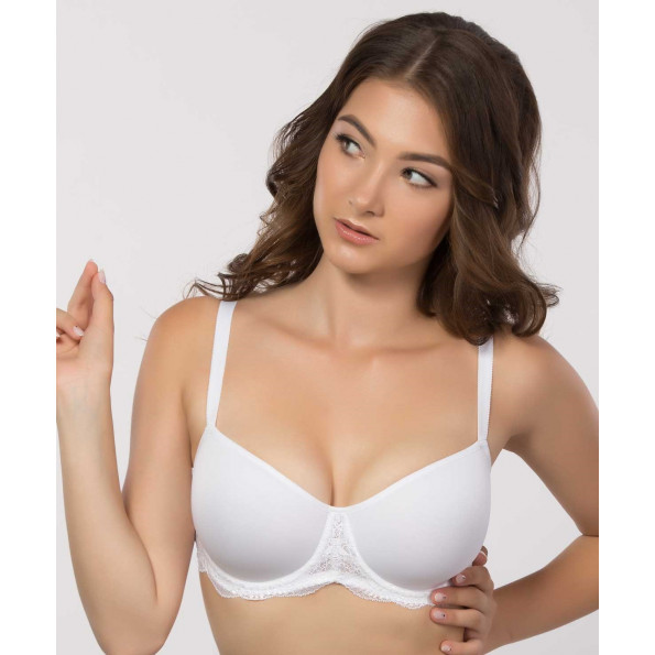 Бюстгальтер балконет-спейсер с кружевом Elita 1303